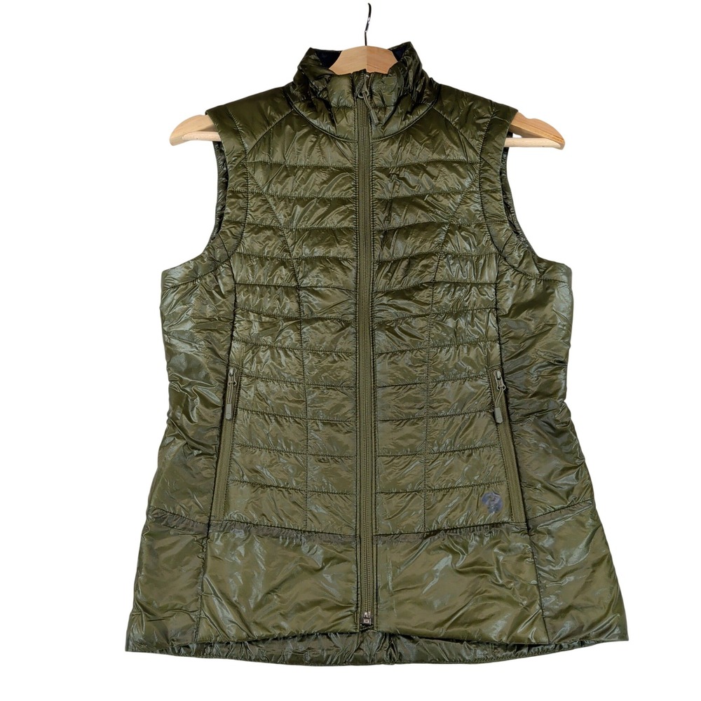 Mountain Hardwear Ghost Shadow Vest Women Olive Green Primaloft Puffer OL8603 XS